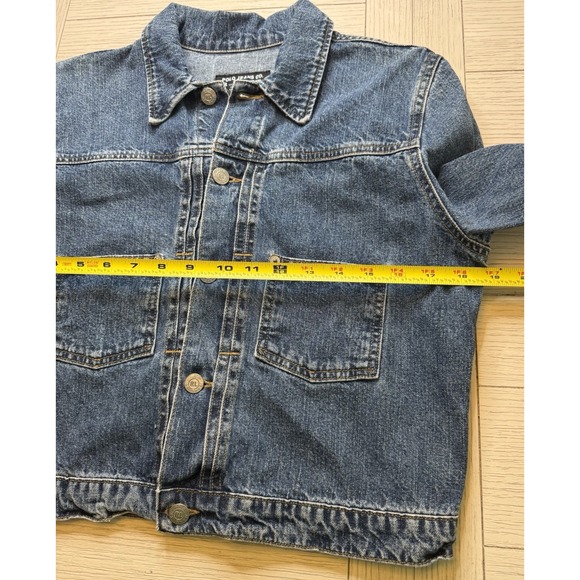 Polo Jeans Co Ralph Lauren Womens Cropped Denim Jean Jacket Vintage Y2K USA Sz M - Picture 3 of 9